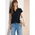 Cecil Dames Shirt met gespleten hals in tuniekstijl in Blauw