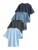 Next Shirt  navy / opaal / pastelblauw / donkergrijs
