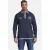 Jan Vanderstorm polo FENNO Plus Size met printopdruk donkerblauw