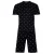 LACOSTE Pyjama kort  zwart / wit