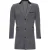 Heren 3/4 grijze lange Crombie overjas jas visgraat tweed jas Peaky Blinder