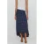 Mango midi rok met stippen – blauw