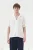 Korte Mouwen Textured Katoenen Shirt