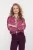Geisha Blouse 53937-20 Blouse 765 Mocca/fuchsia