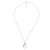 Orphelia ‘Alverta’ Dames 925 Sterling Zilveren Ketting met Hanger – Zilver/Roze ZH-7232