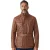Heren Tan Lam Leather Safari Parka Jas – Dresden