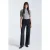 Cup of Joe Denim high wide leg jeans black denim