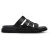 Steve Madden Ankara Sandals Black Leather