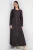 Gevormde Denim Midi-jurk
