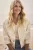 Tramontana Embroidered Denim Jacket C38-19-801 Spijkerjasjes 001100-offwhite