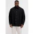 JACK & JONES PLUS SIZE regular casual overhemd met linnen Plus Size zwart