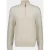 Gant Half Zip Beige Gebreide kabeltrui van wolmix 8050323/130