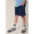Tumble ’n Dry regular waist sweatshort donkerblauw