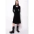 PINKO Manresa Abito Costina Crepe Black