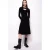 PINKO Manresa Abito Costina Crepe Black