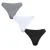 Reebok Dames/Dames logobroek (Set van 3) (Zwart/Wit/Grijs)