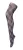 Sock Snob Dames80 denier ondoorzichtig patroon panty’s – Kabel Zwart / wit