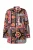 Ulla Popken Blouse  goudgeel / oranje / rosa / zwart
