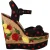 Dolce & Gabbana Multicolor Platform Wedge Sandalen Charmeuse Dameschoenen