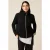 Oltre Cardigan With Zip And Micro Sequins Black
