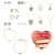 Surprise Heart Adventskalender – 14 Juwelen – Goud en Kristal