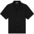 Malelions Men Ribbed Camp Collar Shirt | Black