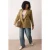 Trendyol Curve Dames Kaki Effen Lang Oversized Grote maten Blazers