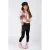 B.Nosy geruit gilet roze
