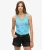 Outdoor Gestreepte Tanktop met Laag Uitgesneden Ronde Hals Blue