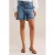 WE Fashion Blue Ridge denim regular waist short medium blue denim
