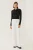 Slim Fit Gebreid Top met Knoopdetails