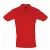 SOLS Heren Perfect Pique Korte Mouw Poloshirt (Rood)