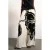 TOPSHOP wide leg fit gebloemde casual broek met linnen – ecru