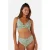 Barts high waist bikinibroekje Cascis groen/wit