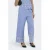 JDY wide leg high waist gebloemde casual broek lichtblauw