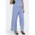 JDY wide leg high waist gebloemde casual broek lichtblauw