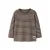 NAME IT MINI rechtvallend gestreepte longsleeve met borduursels – bruin