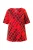 Ulla Popken Shirt  rood / zwart