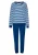 VIVANCE Pyjama ‘Vivance Dreams’  royal blue/koningsblauw / wit
