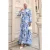 Gebuttonde Maxi Jurk met Ronde Hals en Tailleband