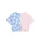 Desigual Shirt  neonblauw / rosa / wit