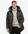 Superdry Mannen City Chevron Gewatteerde jas Donkergrijs