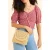 ICode Red Paisley Print Top Carmine Red