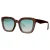 Pinned by K zonnebril met tortoise print bruin/blauw