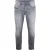 Diesel Heren Gewassen Denim 5 Pocket Straight Leg Jeans (Grijs)