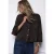 Street One Dames Velours overhemd blouse in Bruin