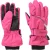 PLAYSHOES Handschoenen  grijs / pink / zwart