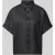 Boss Orange Blouse van ramie met extra brede schouders, model ‘Bisenas’