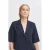 ICHI cropped blazer marineblauw