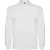 Roly Heren Estrella poloshirt met lange mouwen (Wit)